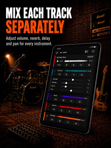 Jam Recorder: Music Separator iPad screenshot