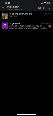 Eton Chat Room screenshot