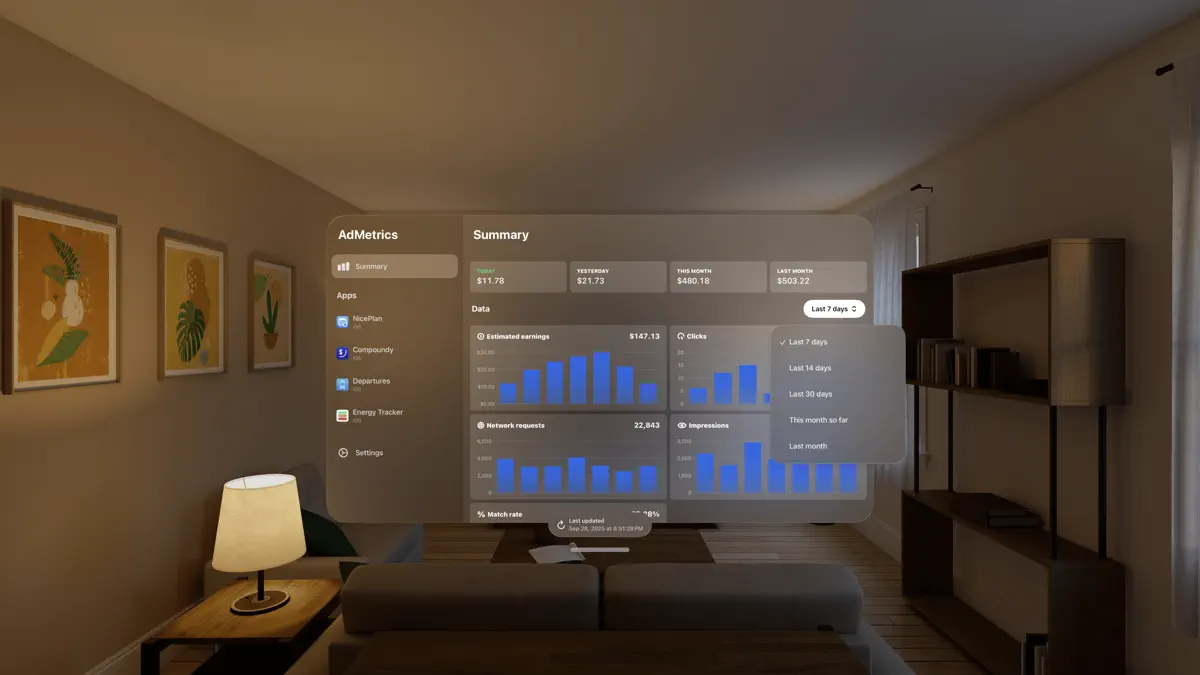 AdMetrics screenshot 2