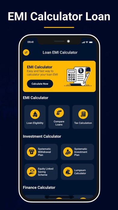 Easy EMI Loan Calculator Screenshot