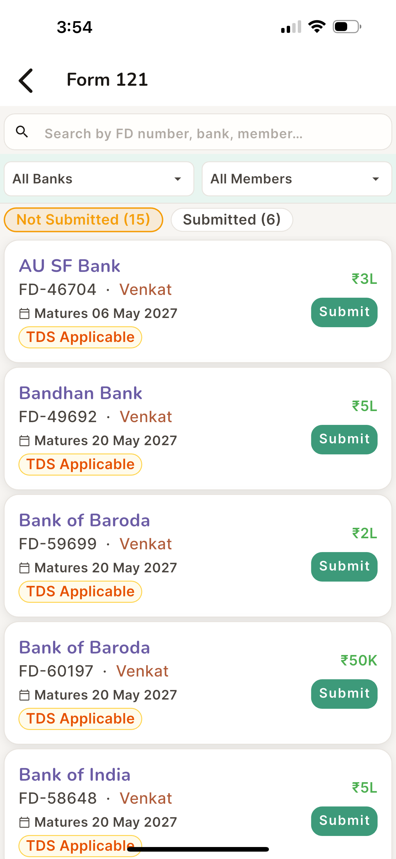FD Manager & Tracker screenshot 5