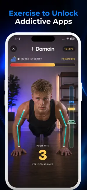 Domain: Exercise App Blocker screenshot 1
