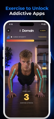 Domain: Exercise App Blocker Screenshot 1 of 6