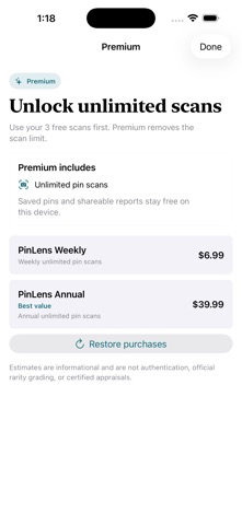 PinLens: Pin Identifier Screenshot 3 of 5
