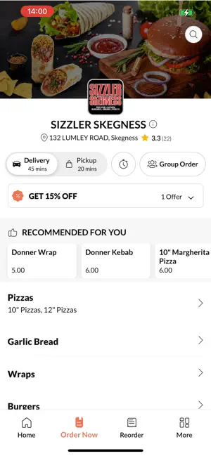 SIZZLER SKEGNESS screenshot 2