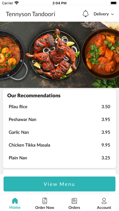 Tennyson Tandoori Screenshot