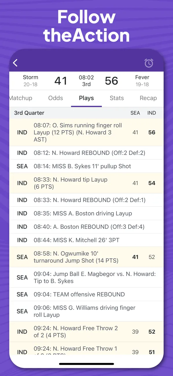 Screenshot #3 pour Superfan: Women's Basketball