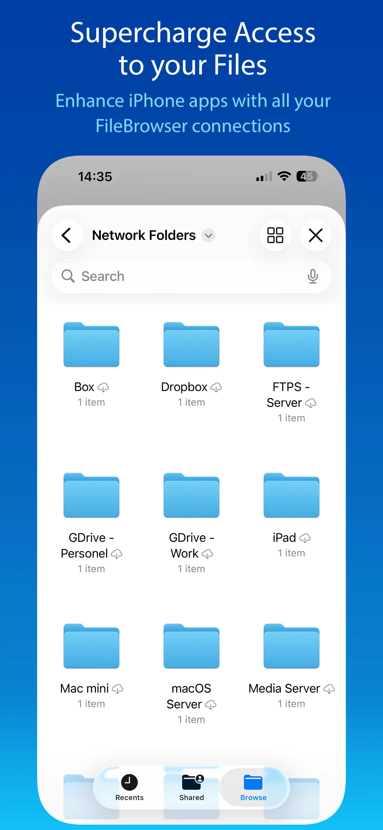 #6. FileBrowser: Documents Manager (iOS) Ved: Stratospherix Ltd