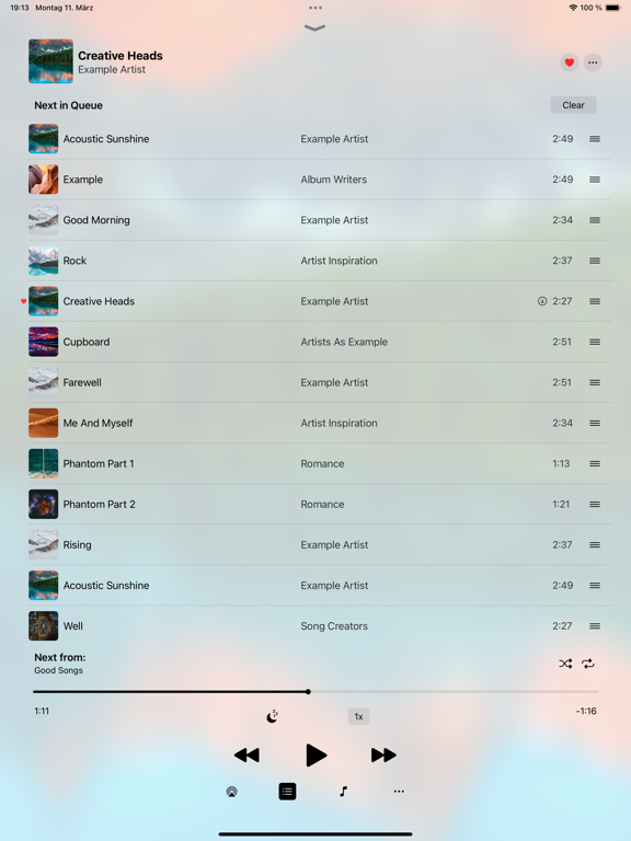 Screenshot #5 pour Amperfy Music