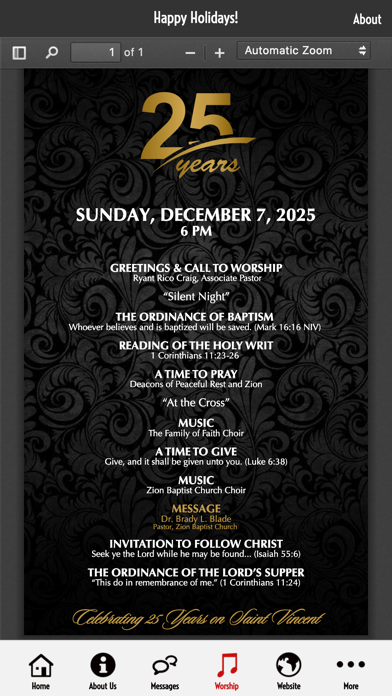 Screenshot #3 pour Peaceful Rest Baptist Church