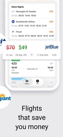 Cheap flights・All airlines iPhone screenshot