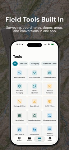 GPS Area & Distance Measure iPhone screenshot
