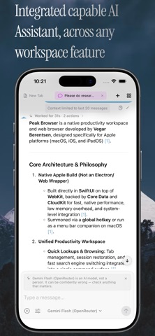 Peak Browser Screenshot 4 of 8