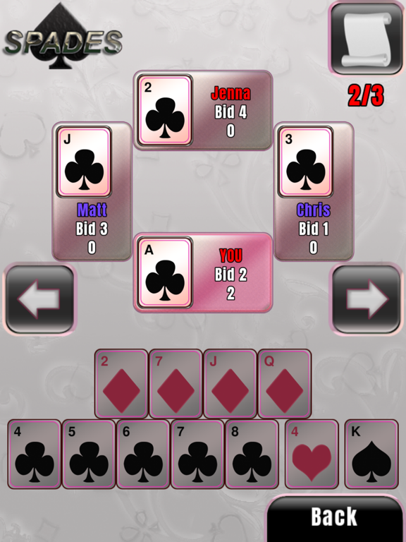 Screenshot #6 pour Spades: Classic Card Game