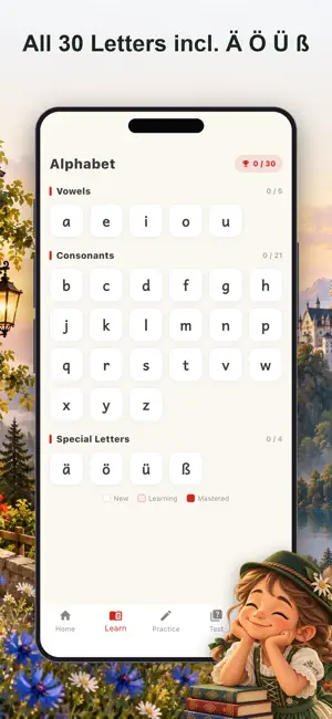 Learn German Alphabet ABC screenshot 2