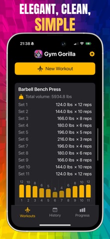 Gym Gorilla: Workout Tracker screenshot