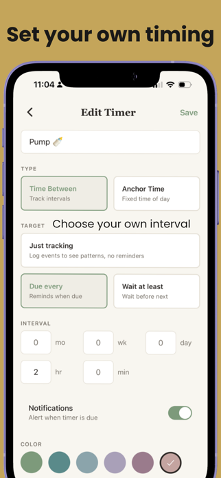 CountWhen: Last Time Tracker Screenshot 5 of 8