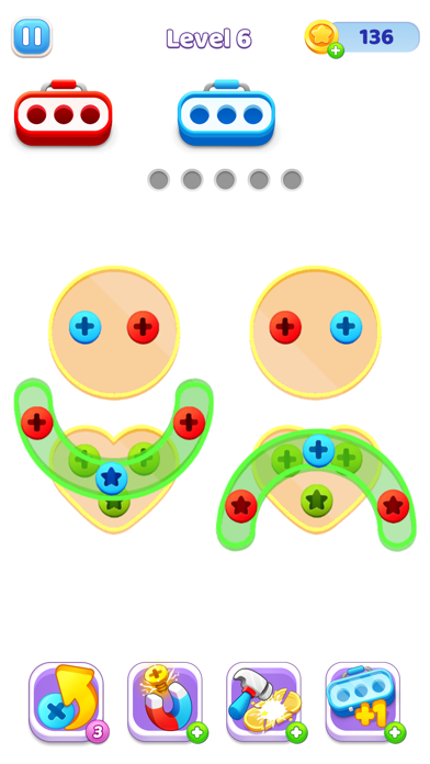 Nut Screw Jam Puzzle Screenshot
