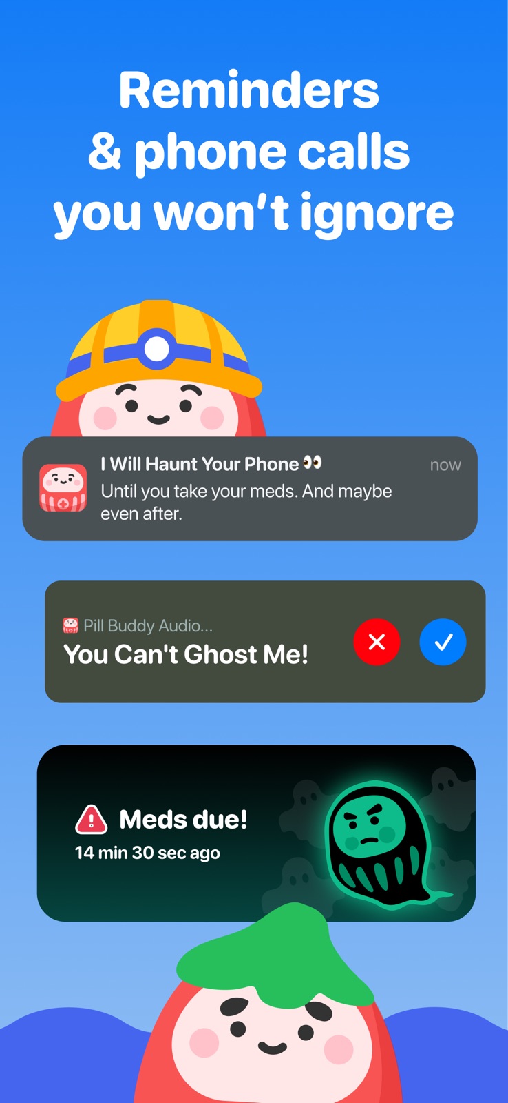 Pill Buddy: Cute Med Reminders iphone screenshot 2