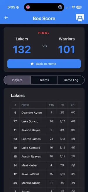 BUKT - Basketball Stat Tracker screenshot 3