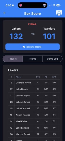 BUKT - Basketball Stat Tracker iPhone screenshot