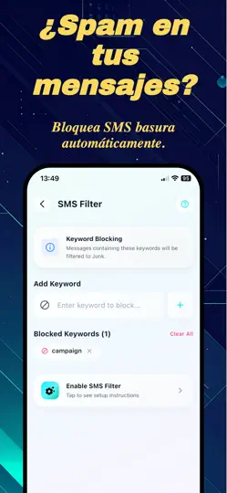 Captura de pantalla de Urka: Bloqueador & DNS en iPhone 5