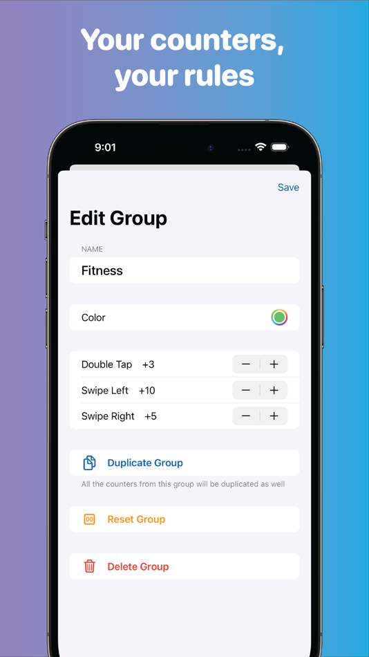 #6. Tap Counter - Count Me (iOS) Oleh: Marius Caciulescu