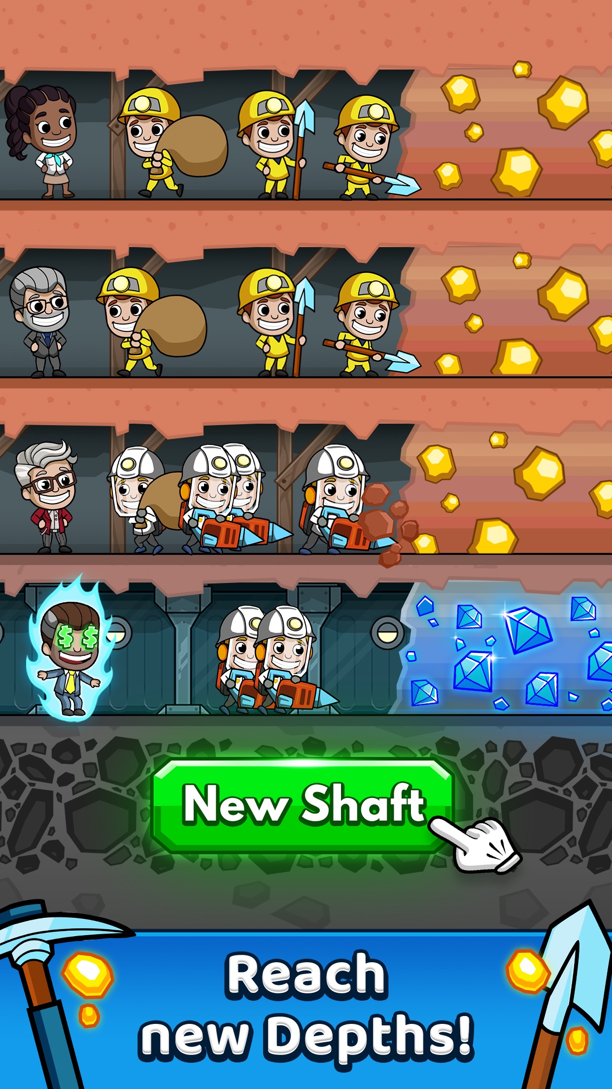 Idle Miner Tycoon: Money Games screenshot 3