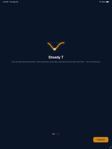 Steady T: TRT Tracker & Labs iPad screenshot