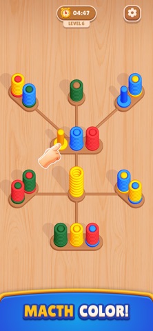 Color Ring Sort iPhone screenshot