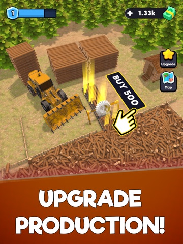 Idle Lumber Chopper Empire Inc iPad screenshot