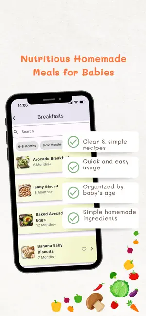 Baby Recipe Kitchen screenshot 1