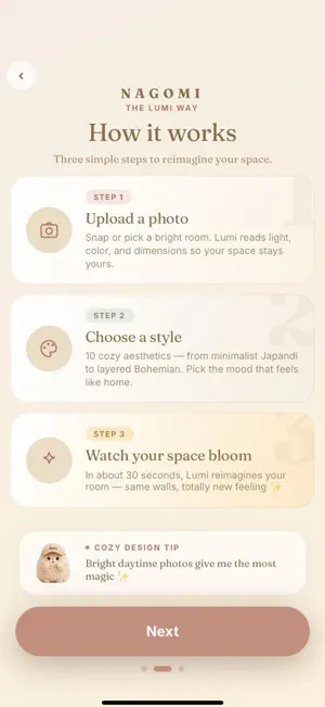 NAGOMI: Cozy Room Design screenshot 2