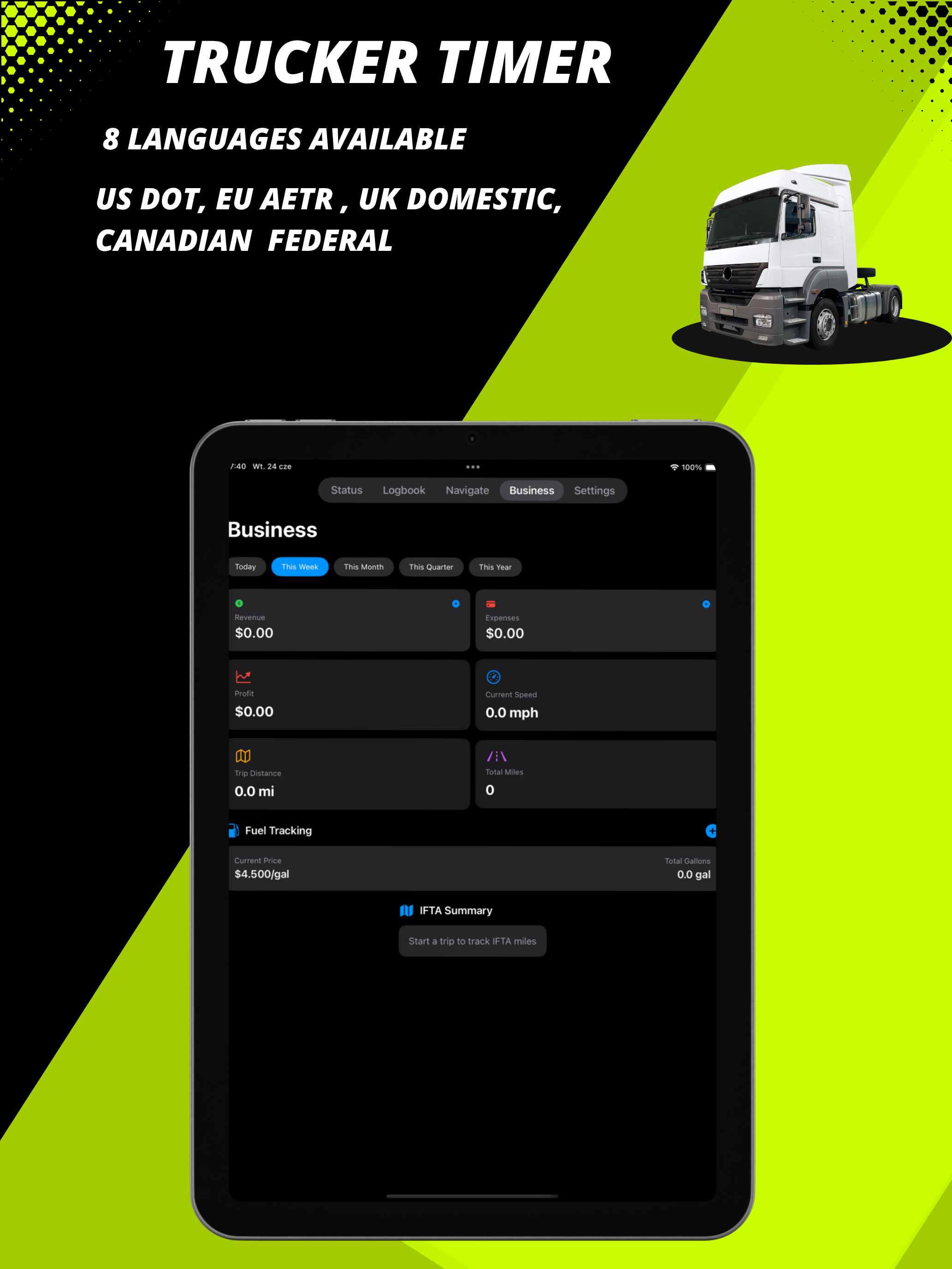 Trucker Timer: HOS Compliance