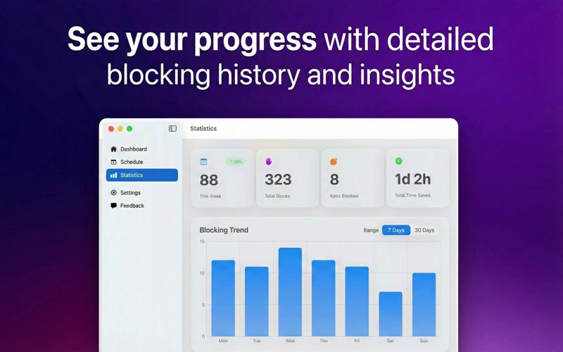 ByeDistraction Website Blocker screenshot