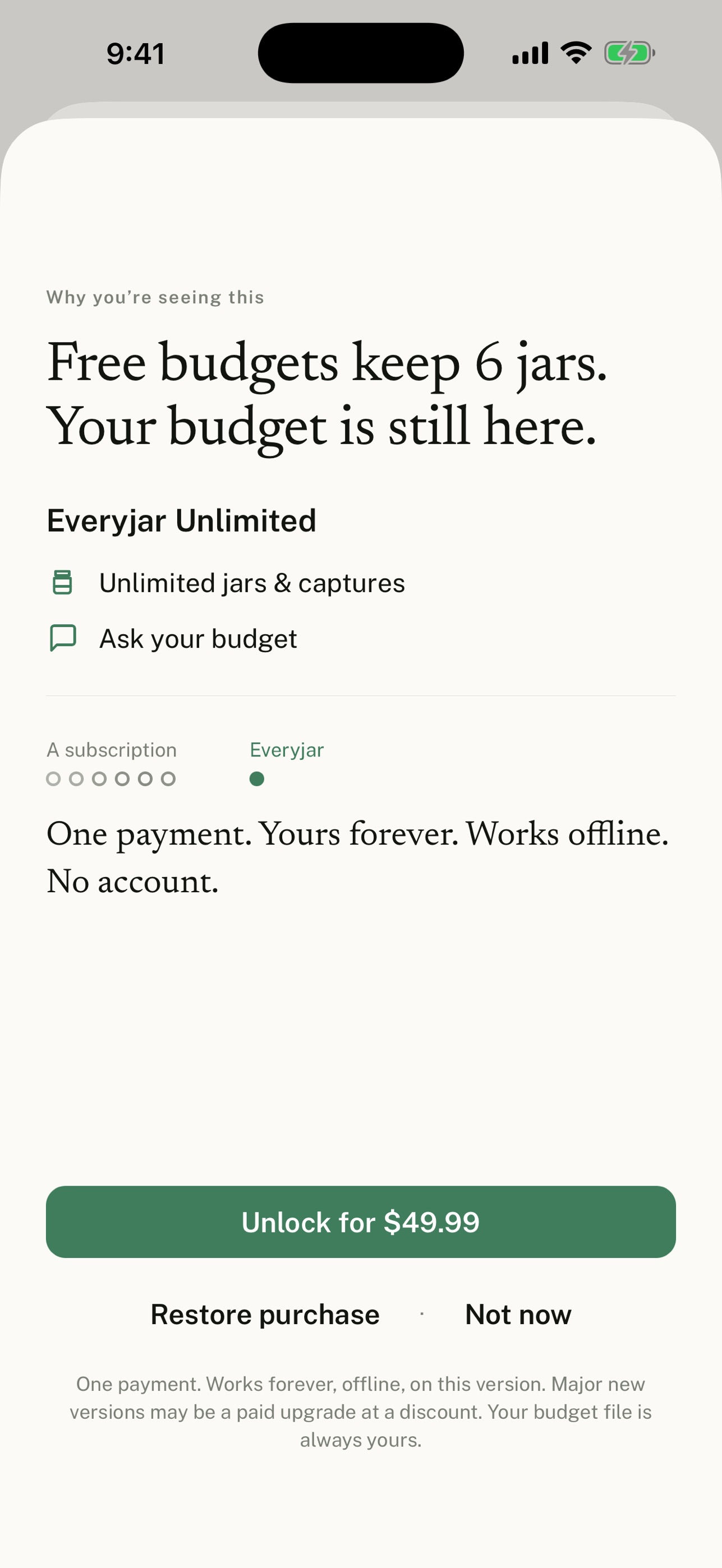 Screenshot 5 of Everyjar: Envelope Budget