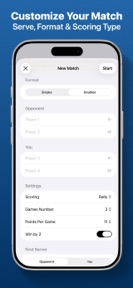 Pickleball Score Keeper App screenshot