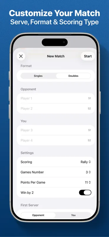 Pickleball Score Keeper App screenshot 6 of 8