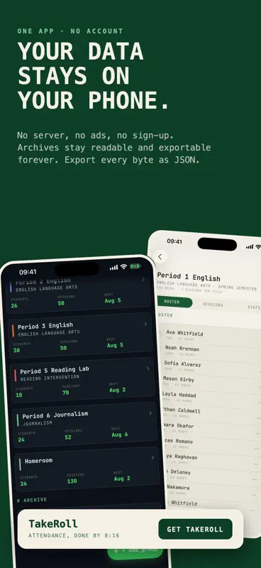 Attendance Tracker : TAKEROLL screenshot 10 of 10
