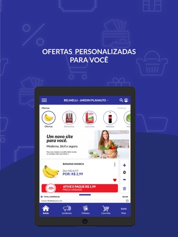 Belinelli Planalto iPad screenshot