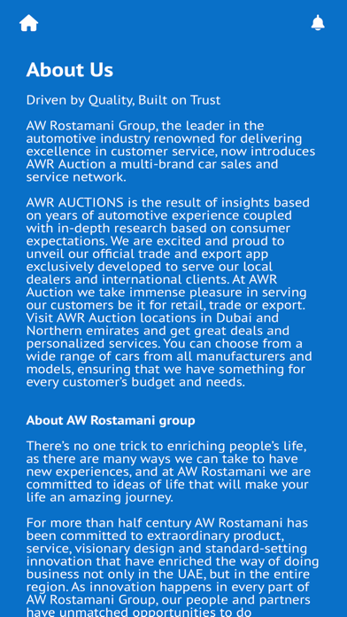 AWR Used Car Auctions Screenshot