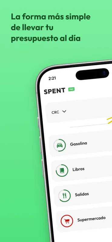 Spent - Controla tus gastos screenshot 1 of 6
