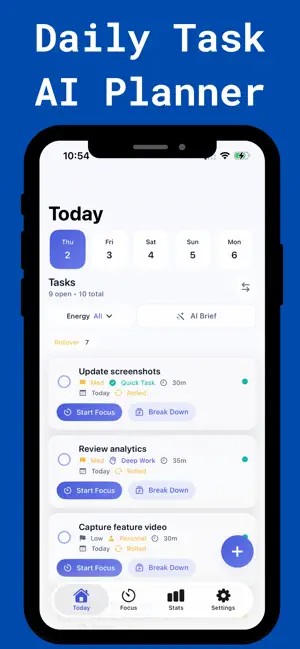 Daily Task : AI Planner screenshot 1