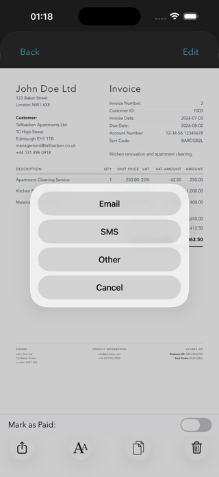 Invoice Template Pro Screenshot 10 of 10