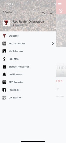 Texas Tech Events Screenshot 1 of 3