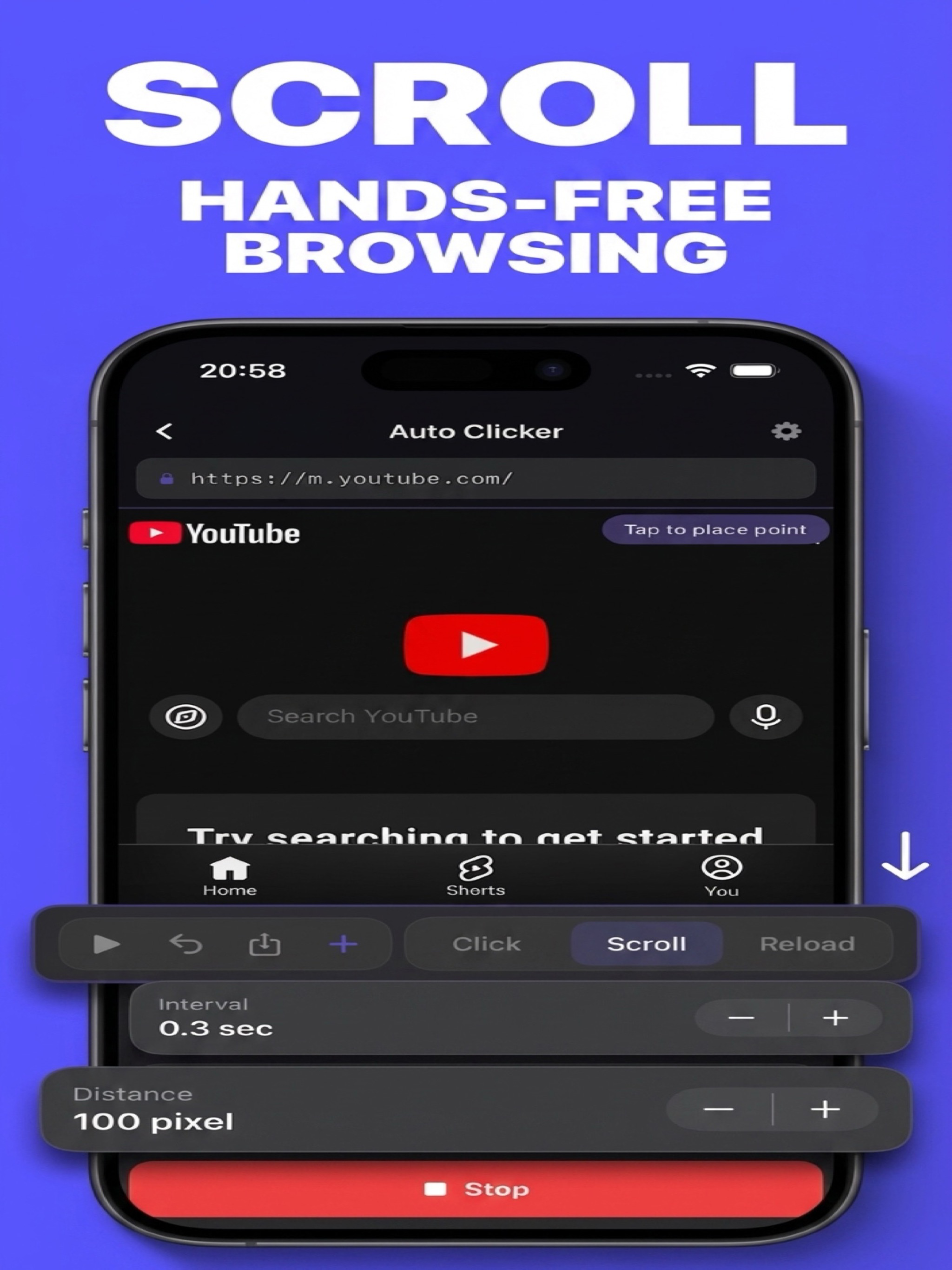 AutoClicker - Scroll Reload