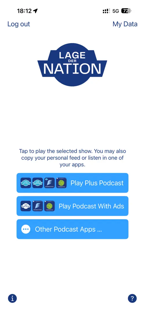 Captura de Lage der Nation Podcasts 1