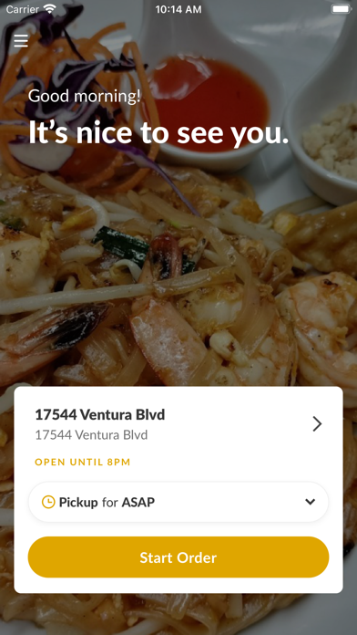 Thai On Ventura iPhone screenshot 2 - Food & Drink app