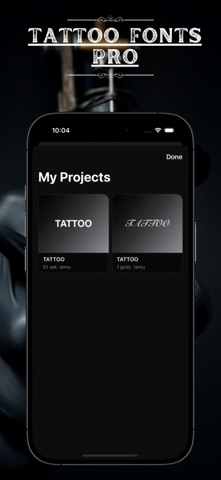 Tattoo Fonts Pro screenshot