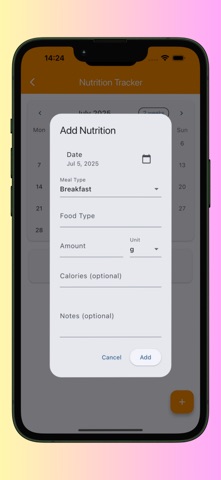Manage Pets - Pet Care Tracker iPhone screenshot